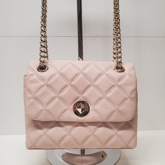 kate spade Handbags - Kate Spade Pink Quilted Chain Shoulder Bag